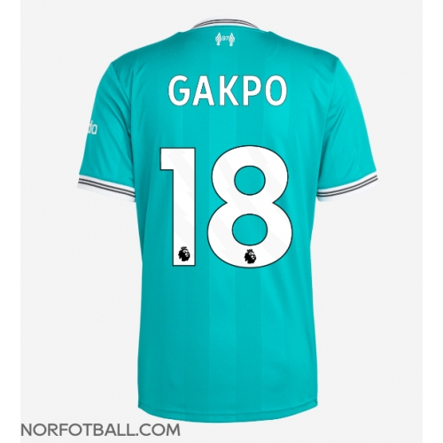 Billige Fotballdrakt Liverpool Cody Gakpo #18 Replika Tredjedrakt 2025-26 Kortermet Billige Fotballdrakt Liverpool Cody Gakpo #18 Replika Tredjedrakt 2025-26 Kortermet